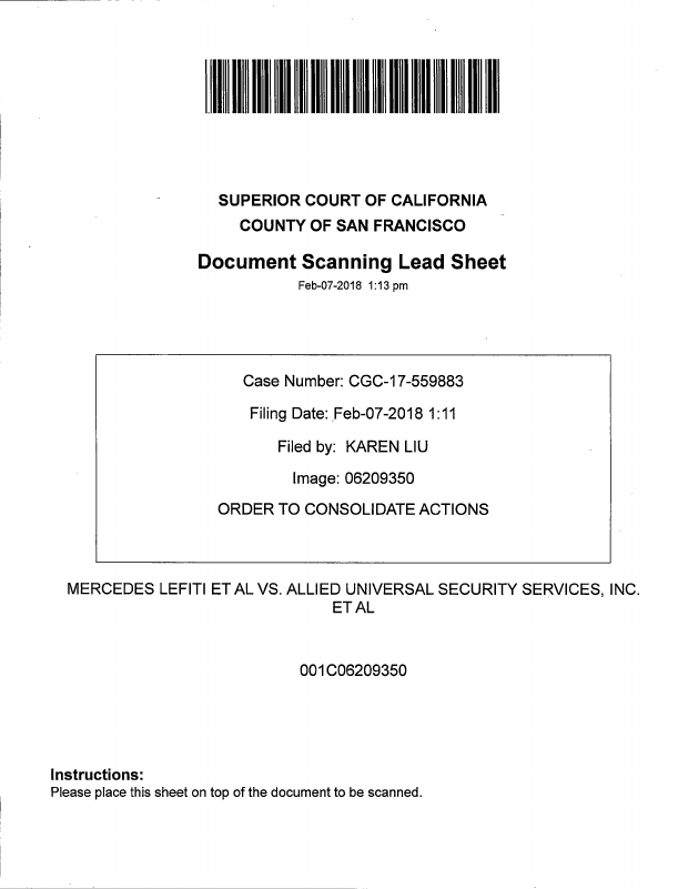 Pre Trial Motion To Consolidate Join Cases For California State Superior Court Trellis