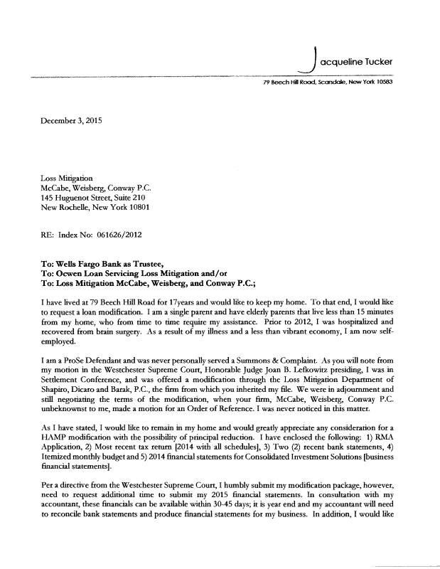 LETTER / CORRESPONDENCE TO JUDGE Hardship Letter for MOD package