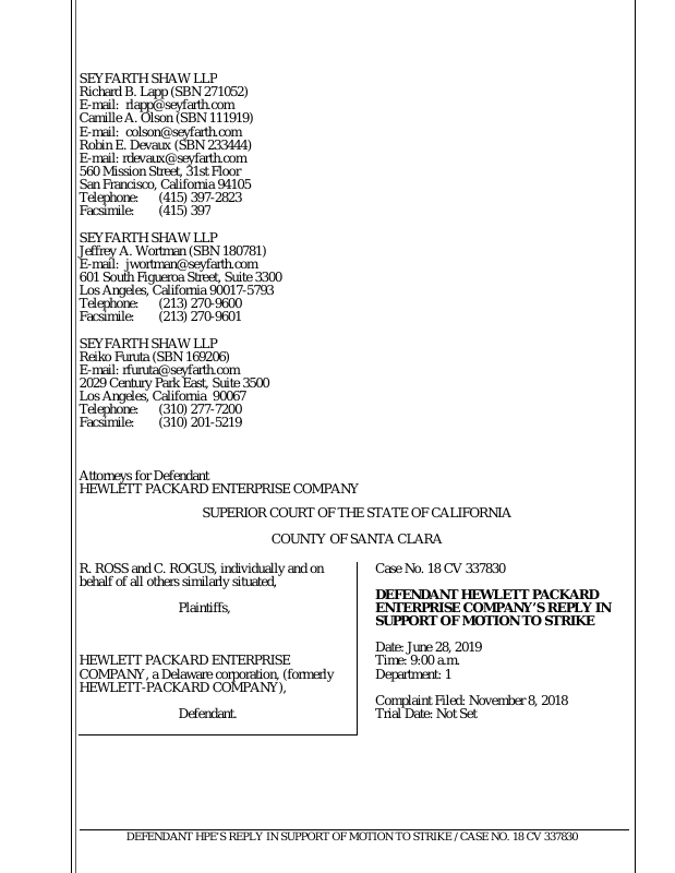 Class Action Motion For Class Certification For California State Superior Court Trellis